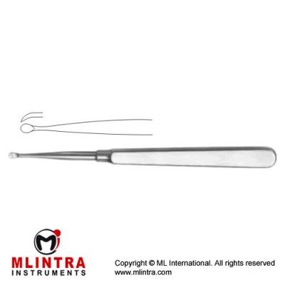 Molt Bone Curette Fig. 6 Stainless Steel, 17.5 cm - 7"